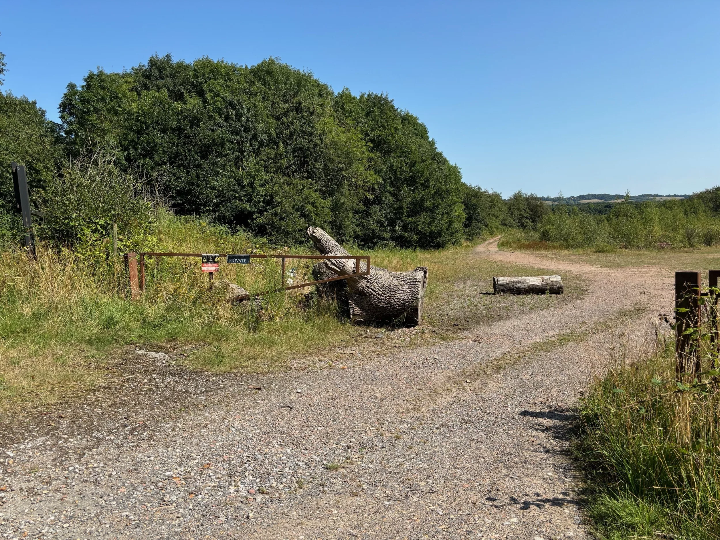 Access route to north pond 2